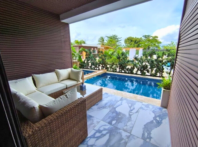 1BR Ground-Floor Apartment With Private Jacuzzi Steps From Cabarete Beach