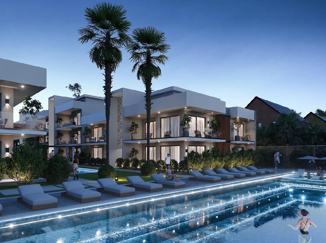 Modernos apartamentos de 2 dormitorios frente al mar con distribuciones espaciosas