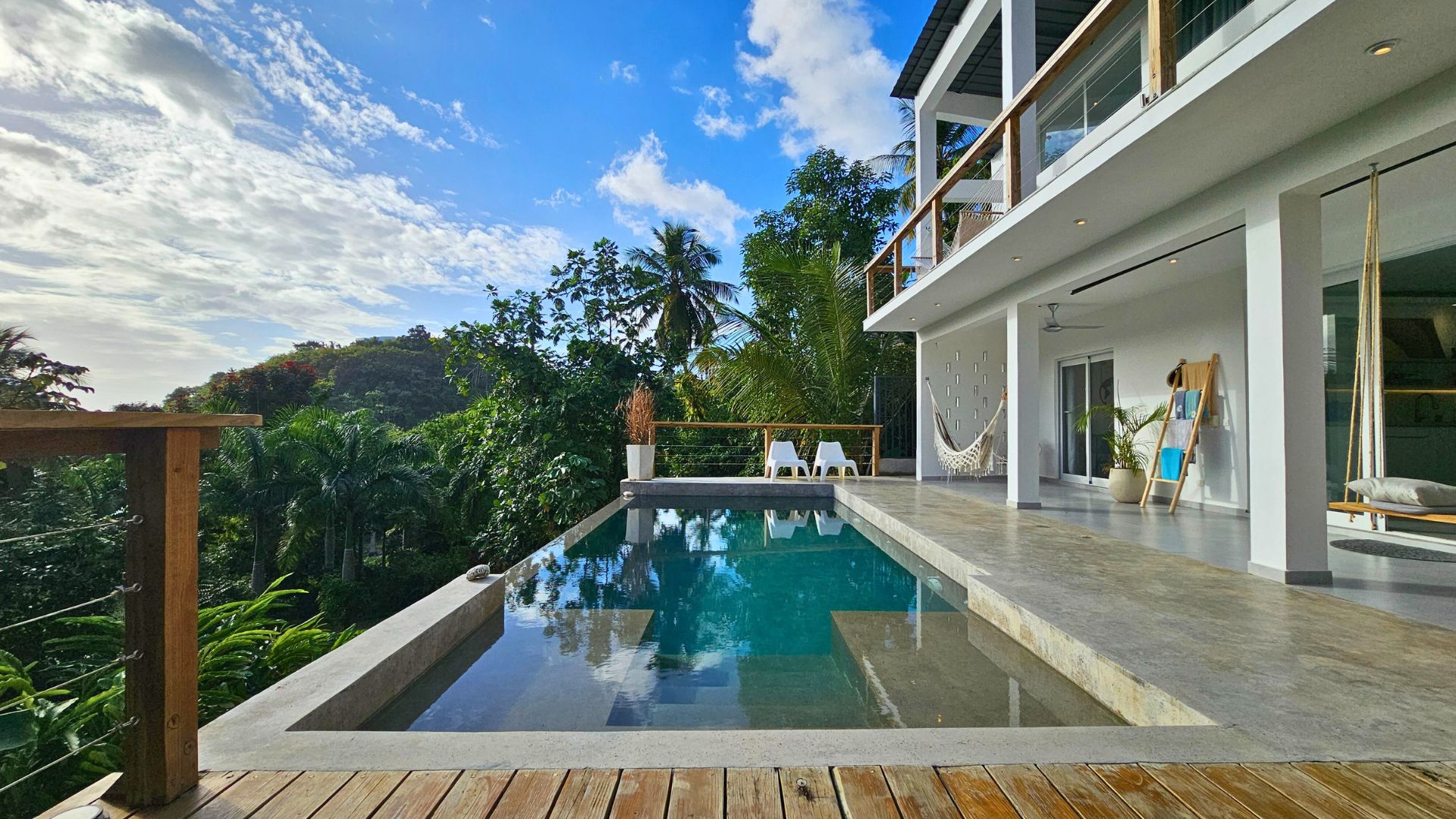 Villa moderna de 3 habitaciones con piscina privada cerca de Coson Beach