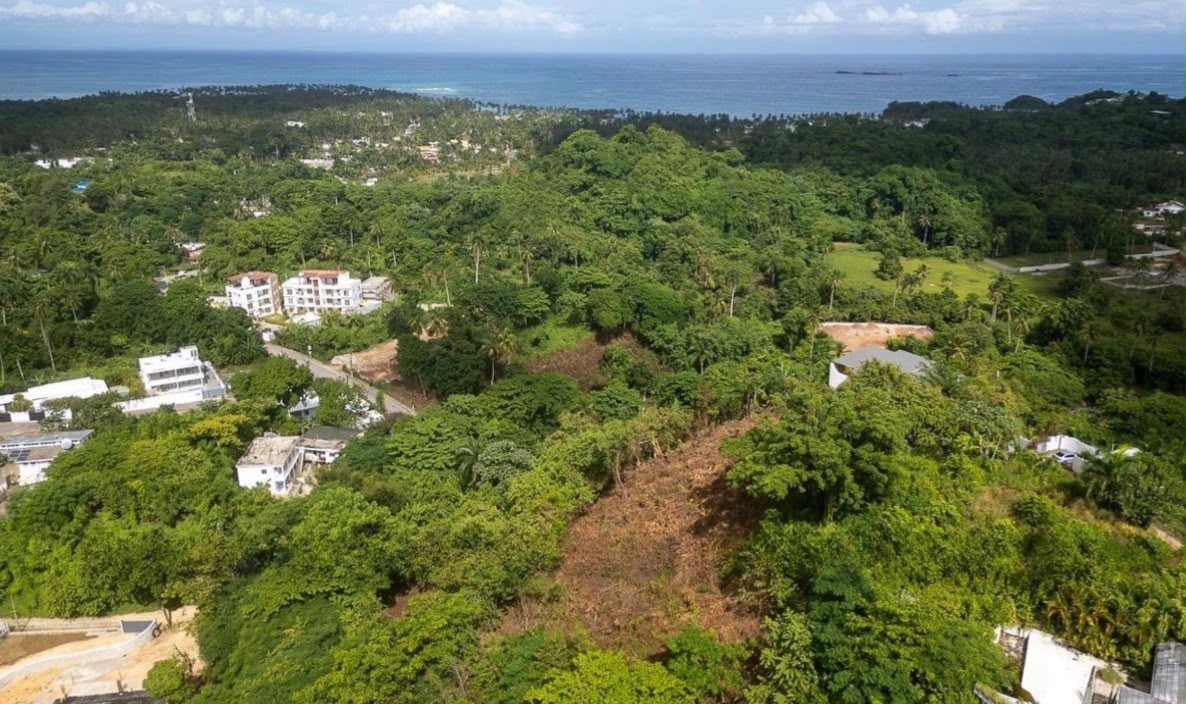 Terrain sur les hauteurs avec vue sur l’océan à vendre à Playa Bonita, Las Terrenas