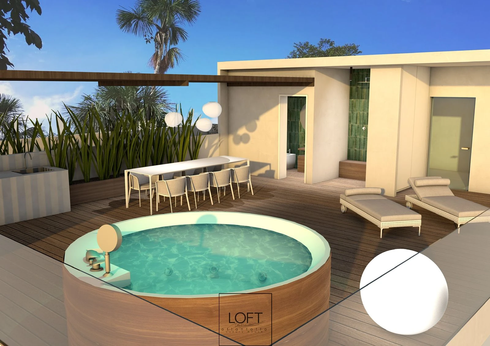 Stylish condos and penthouses 5 minutes from the beach