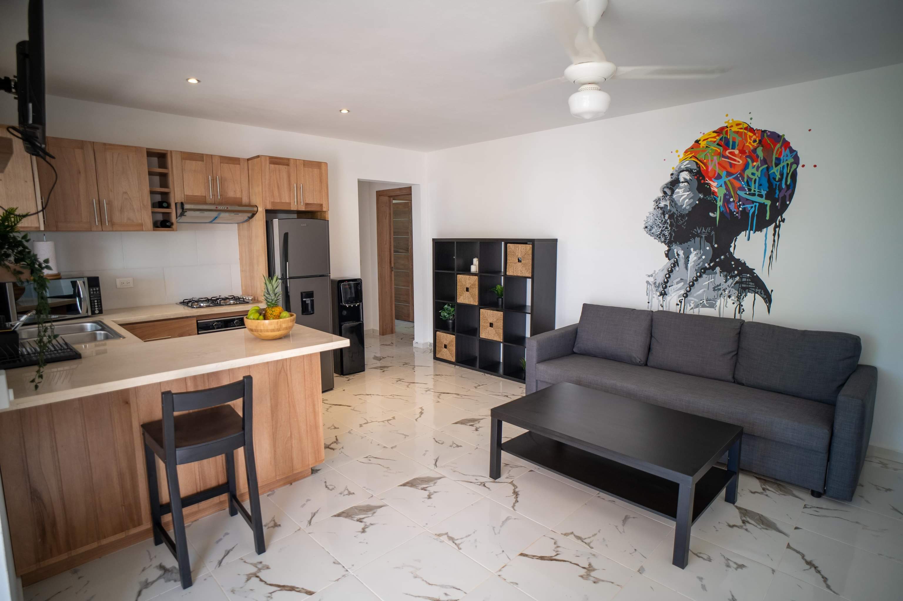 Duplex penthouse in the small residence near the beach