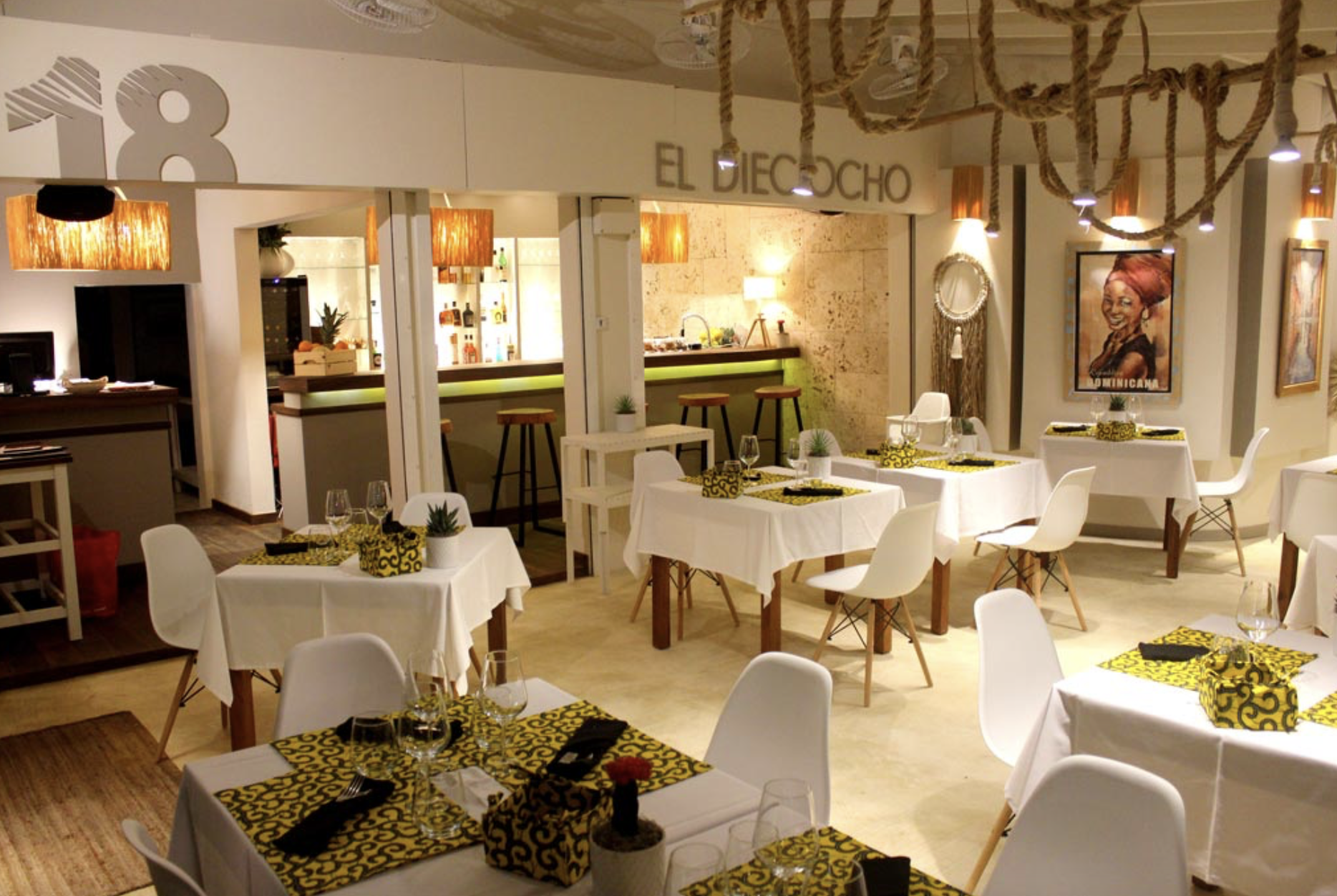 Restaurant italien et méditerranéen établi à vendre à Las Terrenas