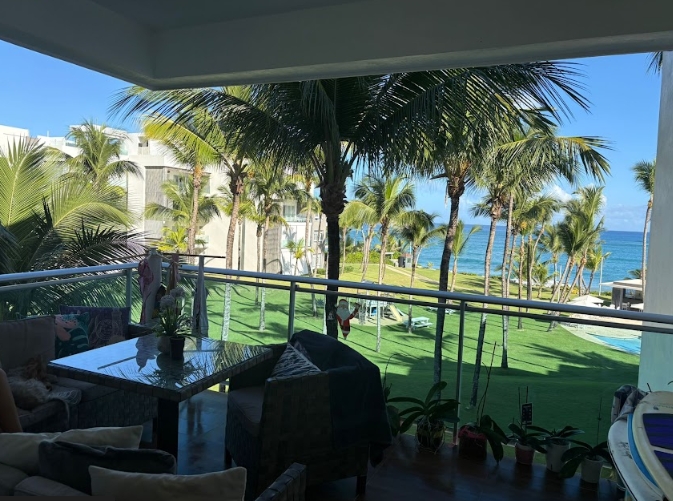 Vie avec vue sur l’océan dans un appartement de 2 chambres à Cabarete