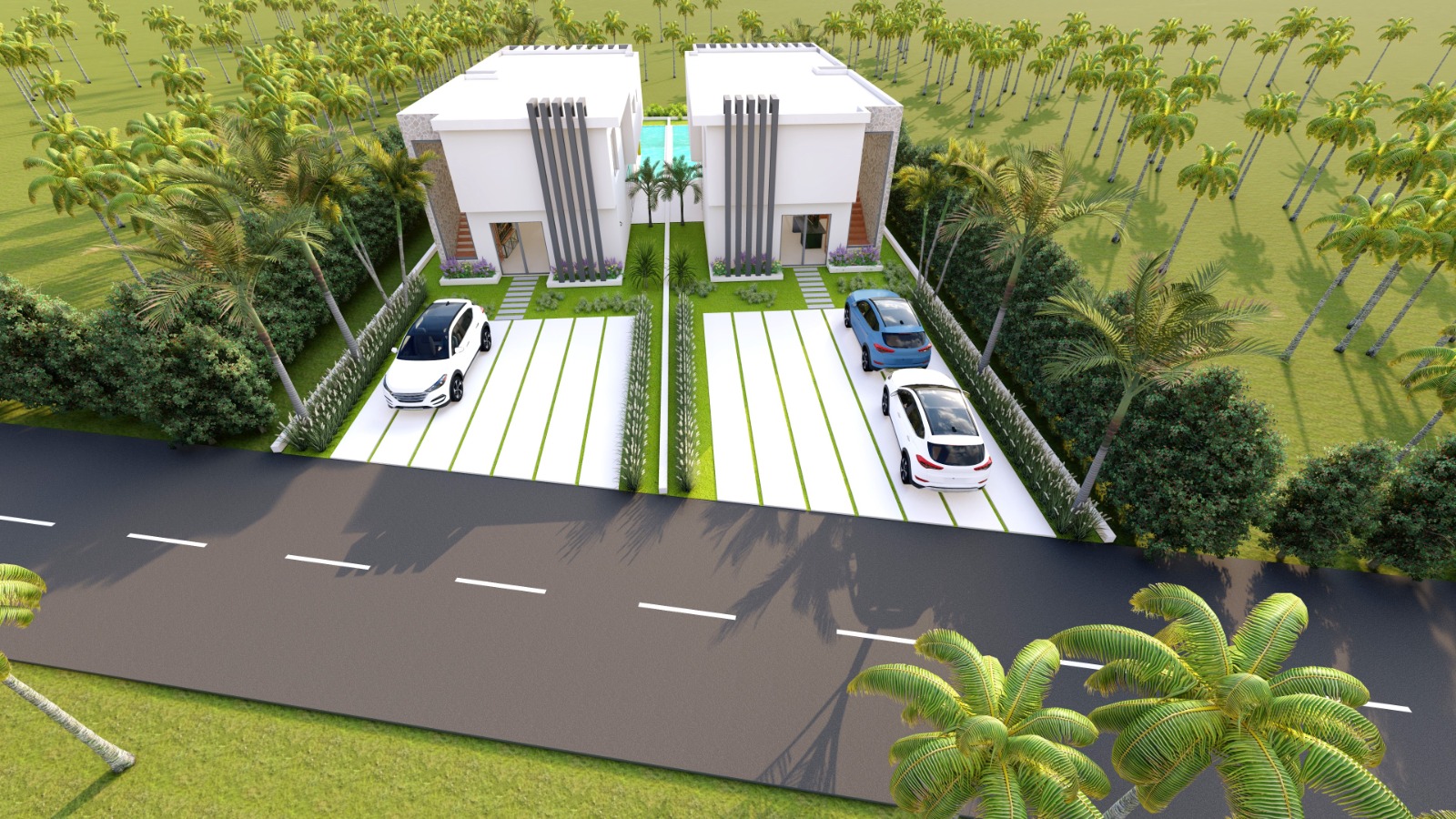 Villas de 3 habitaciones en preventa cerca de Playa Punta Poppy