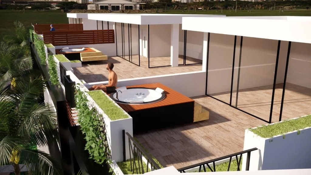Penthouse in the tourist heart of the town