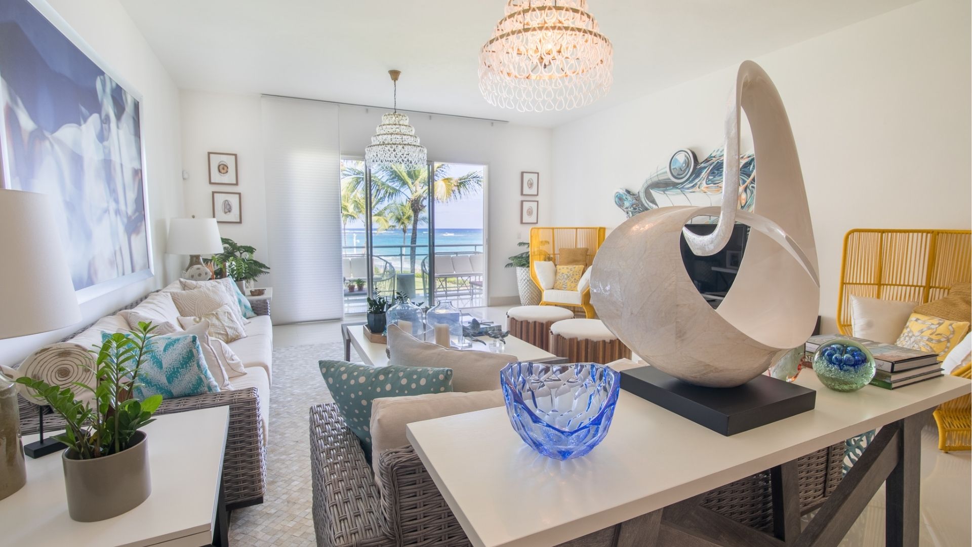 Superbe condo de 4 chambres avec vue sur l’océan à Cabarete