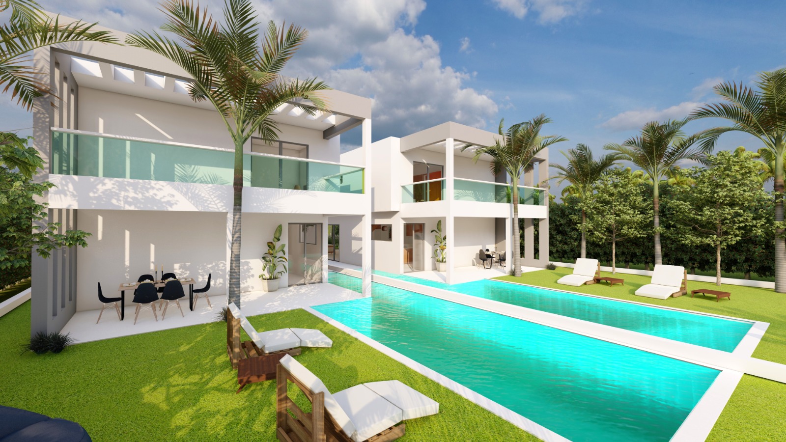 Villas de 3 habitaciones en preventa cerca de Playa Punta Poppy