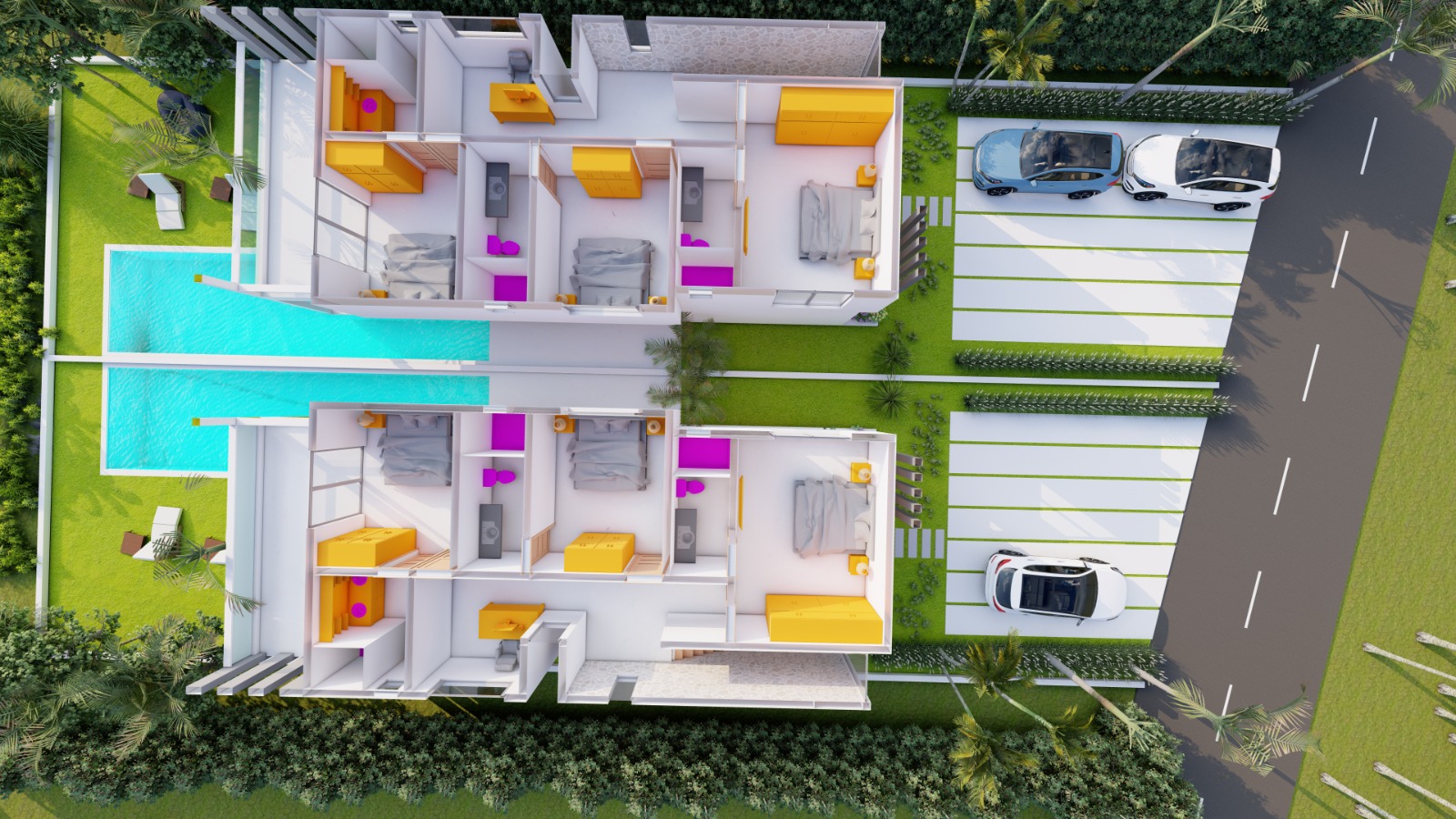 Villas de 3 habitaciones en preventa cerca de Playa Punta Poppy