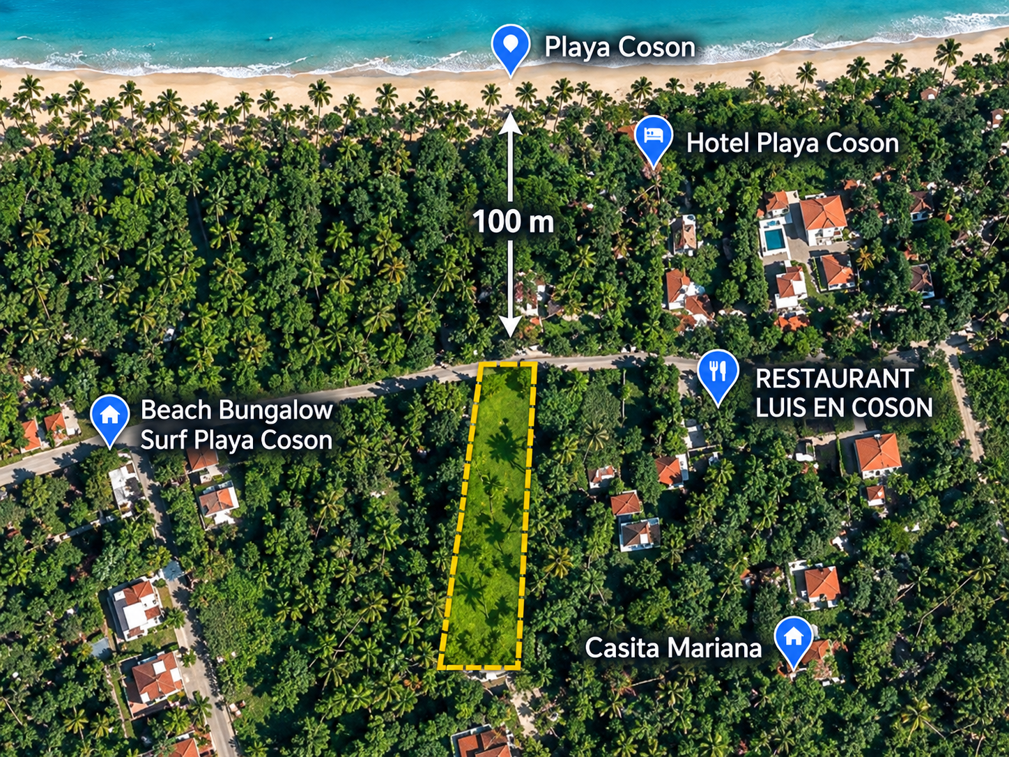Oportunidad de terreno en Playa Cosón, Las Terrenas