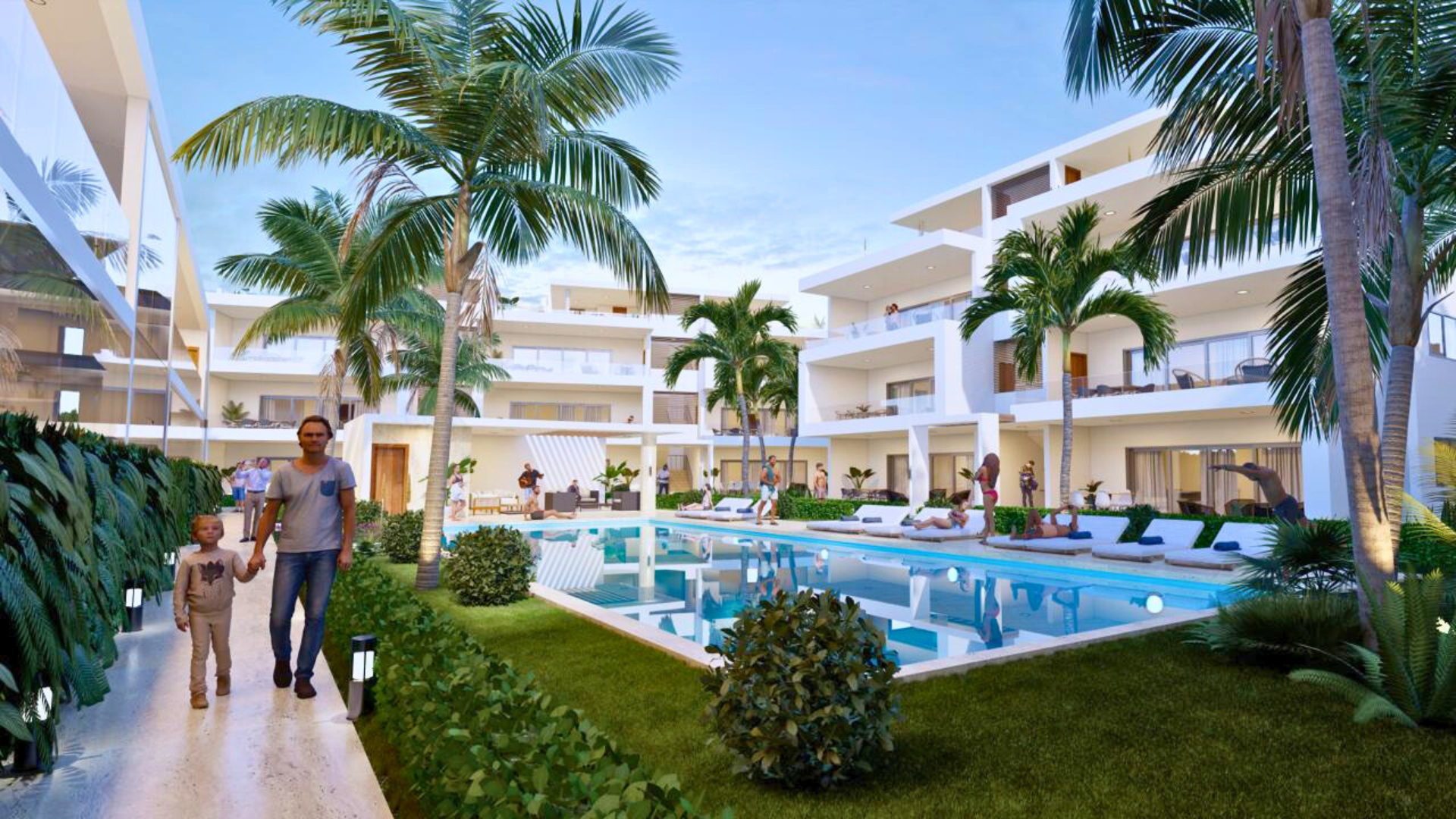 Nuevo ático en el centro de Las Terrenas: piscina, exención fiscal y entrega en 2026