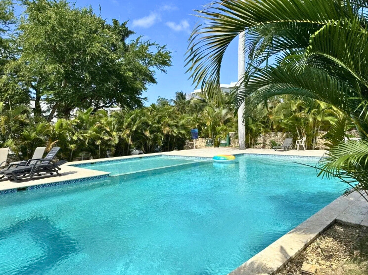 Bright 1 Bedroom Condo in Sosua with 2 Balconies & Pool Access