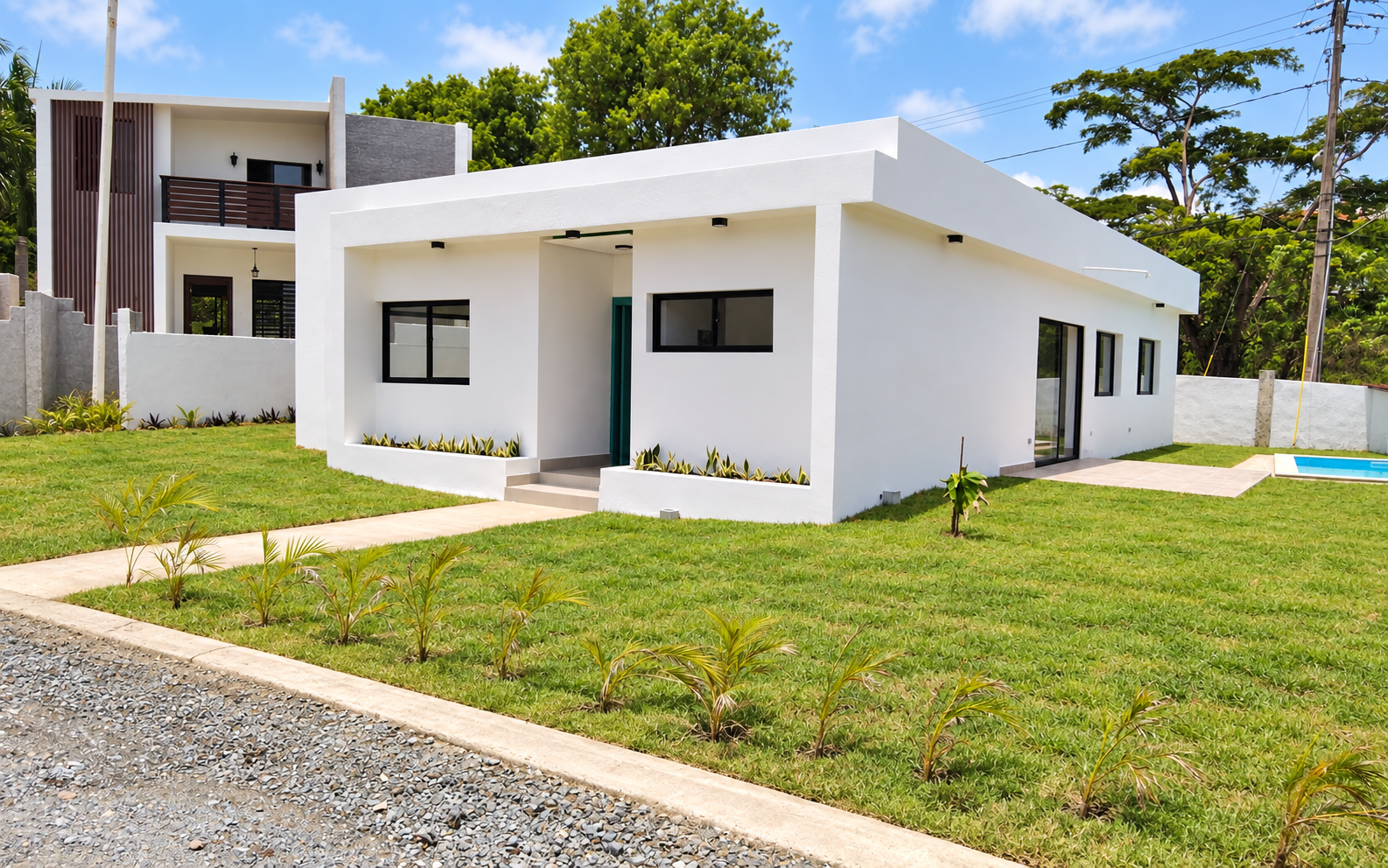 Casa de 3 dormitorios con piscina, de nueva construcción, en La Mulata