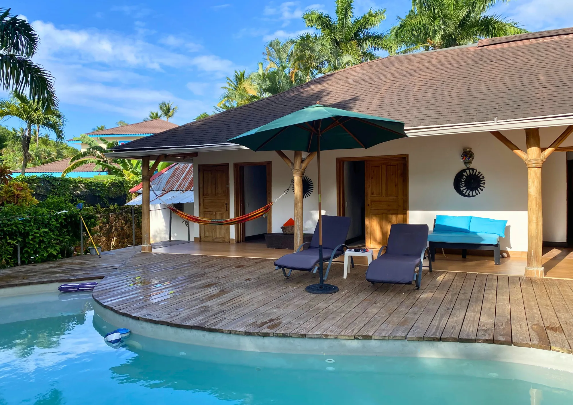 Distinctive 3-Bedroom Dominican Villa with Pool and Special Layout