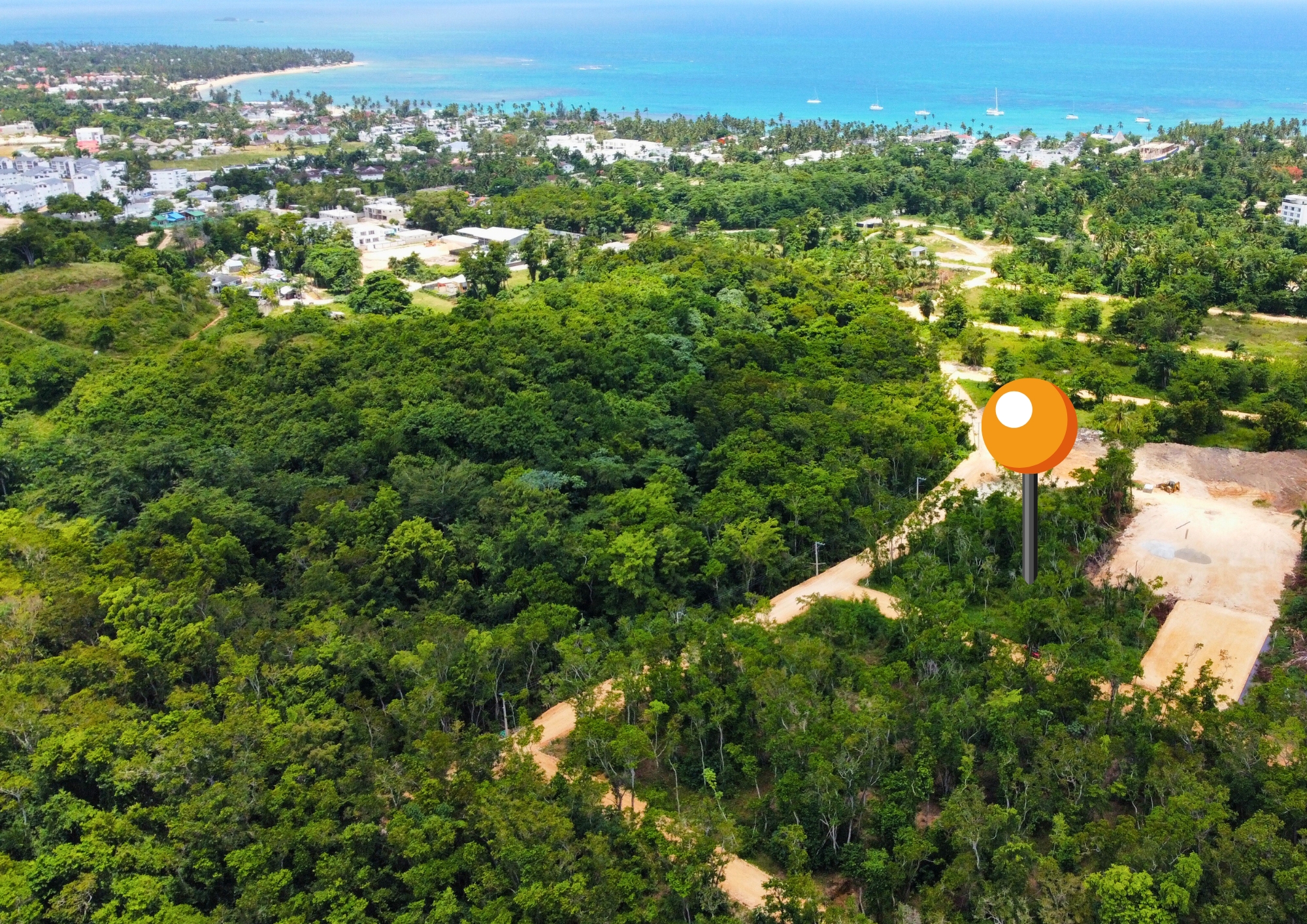 Terreno en venta en un nuevo barrio en desarrollo cerca de Playa Punta Popy